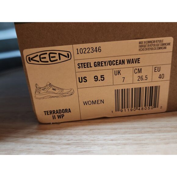 Keen Terradora II Waterproof Hiking Shoes – Women’s 9.5 – Gray - Unworn - Picture 2 of 12
